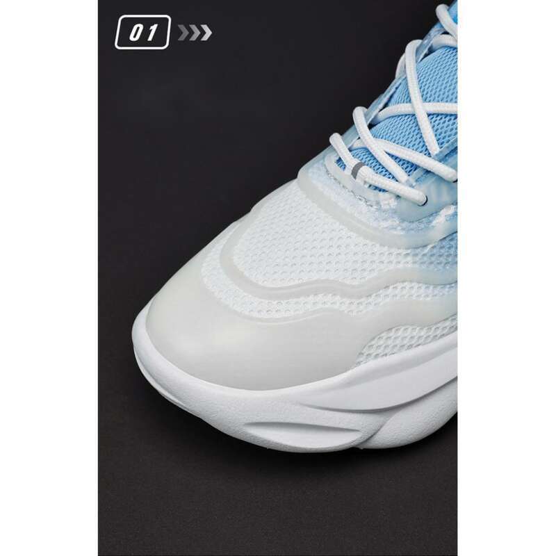 Scarpe sportive nere alla moda e versatili da uomo in mesh traspirante estivo con suola spessa, scarpe casual da corsa per papà_voghion.com