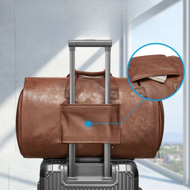 Adatto per viaggi d'affari da uomo, borsa a tracolla formale, borsa per bagagli di grande capacità_voghion.com