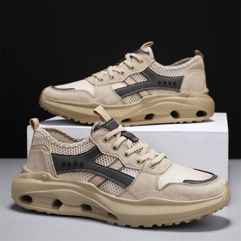 Hot Selg Herren Sommer Atmungsaktiv 2024 Neue Trend Sport Und Freizeit Sandfarbene Schuhe Für Männer_voghion.com