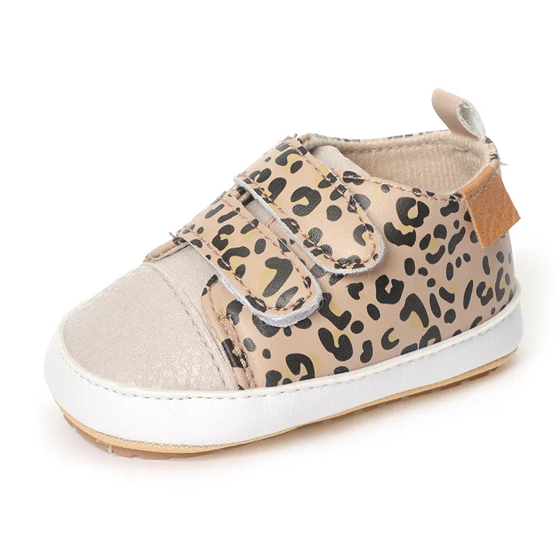 Baby First Walker Sneakers Non-slip Rubber Sole Leather Shoes_voghion.com