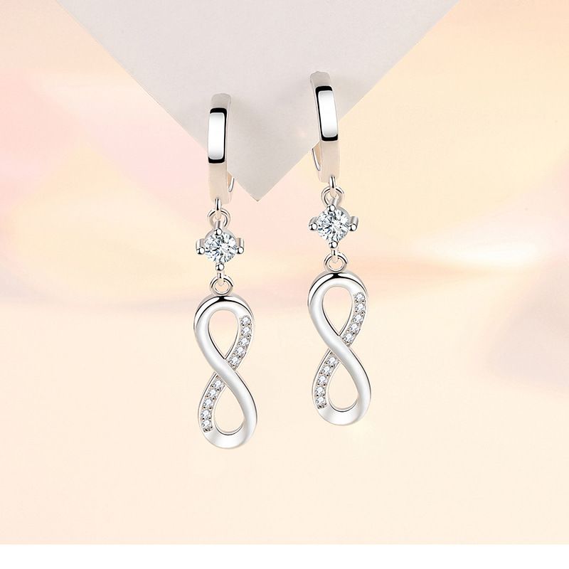 Ohrringe für Frauen in trendiger 8-Form, die Ihr Gesicht schlanker aussehen lassen, modische Ohrhaken, lange Quastenohrringe_voghion.com