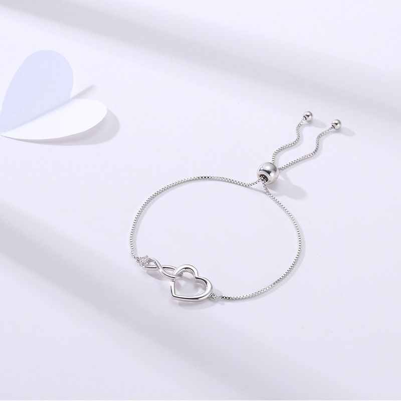 Classic Zircon Eternal Women's Infinite Love Eight Character Bracelet To Express Feelings Fashion Jewelry_voghion.com