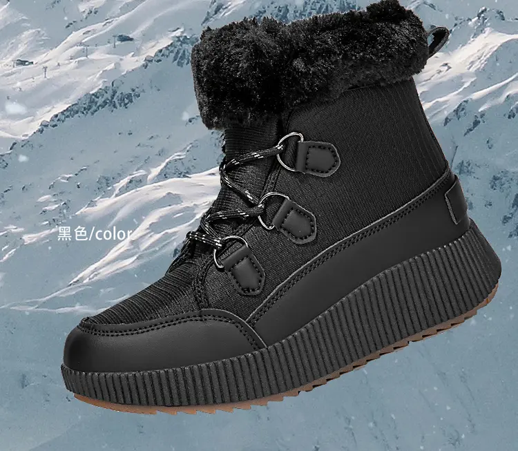 CMY 39-44 Neue High-Top-Baumwollschuhe für Damen Outdoor-Baumwollschuhe Schneestiefel Plateau-Baumwollschuhe_voghion.com