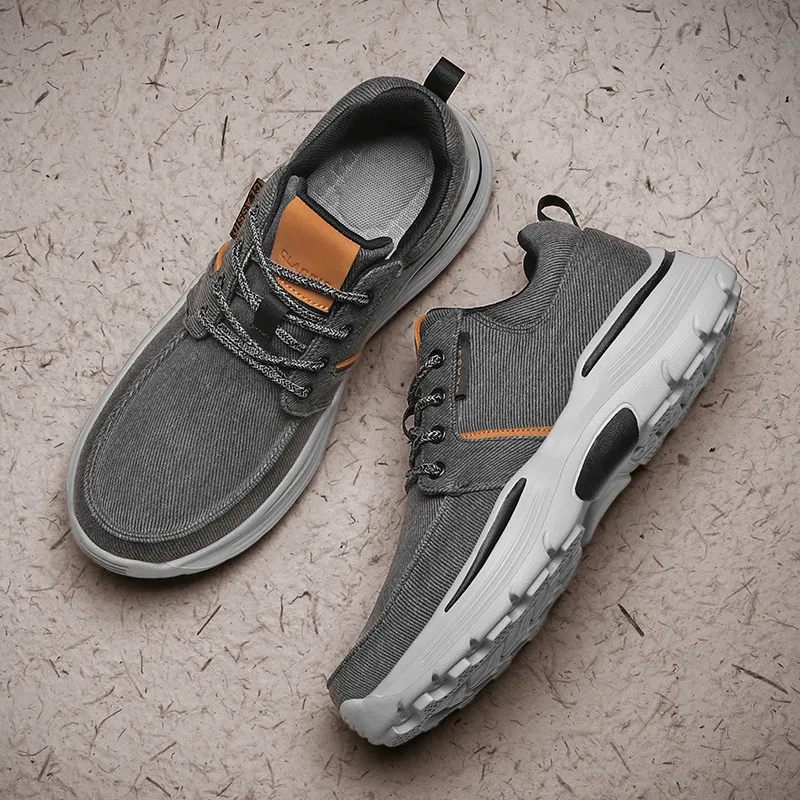 Loafers 2022 Spring New Comfortable Senakers for Men Business Casual Canvas Shoes Lightweight Plus Size_voghion.com