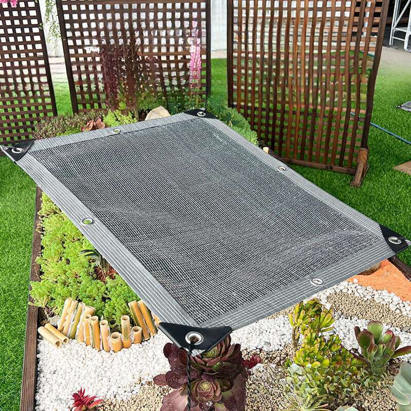 [Evaluare favorabilă 96%] Protecție solară din folie de aluminiu, ecran de protecție solară, umbrire, izolație termică, densificată, îngroșată, pentru curte_voghion.com