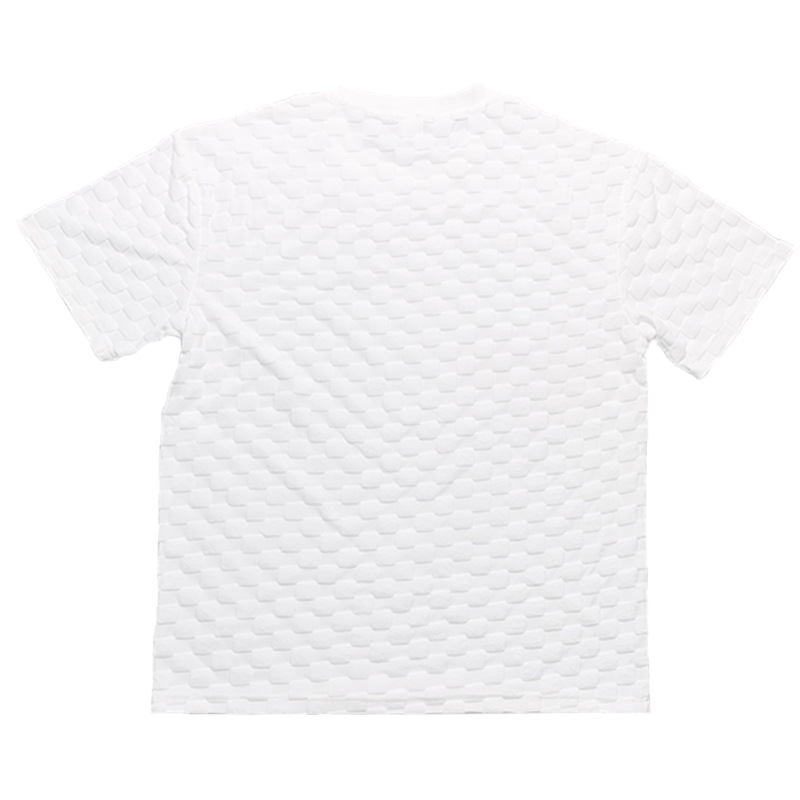 Trendy Men's Jacquard Checkerboard Pattern Spring Summer Loose Sports And Leisure Two-piece Set For Men_voghion.com