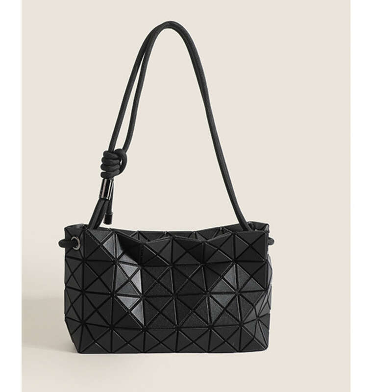 Borsa a tracolla premium con motivo geometrico a quadri, borsa da donna multifunzionale_voghion.com