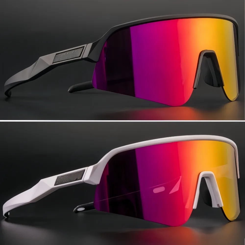 Occhiali da sole firmati OK Occhiali da ciclismo UV resistenti Ultra leggeri Polarizzati Protezione degli occhi Sport all'aria aperta Corsa e_voghion.com