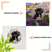 8" Shih Tzu Sonnenfänger - 2D-Fensterdekor aus Acryl. Perfekt für Veranda/Schlafzimmer/Wohnzimmer. Einzigartiges Geschenk zum Thema Haustier._voghion.com