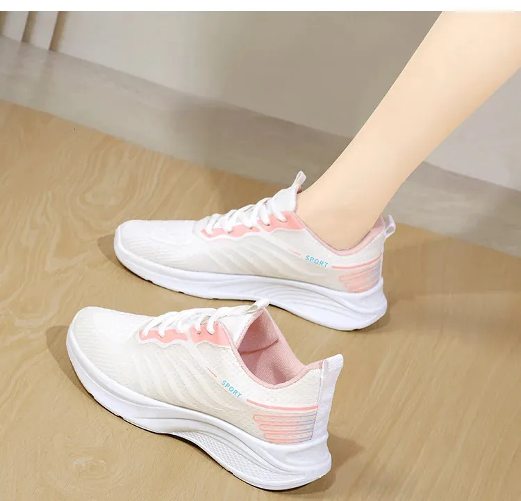 Chaussures de sport d'extérieur légères et polyvalentes, respirantes et confortables, en maille, décontractées et souples_voghion.com