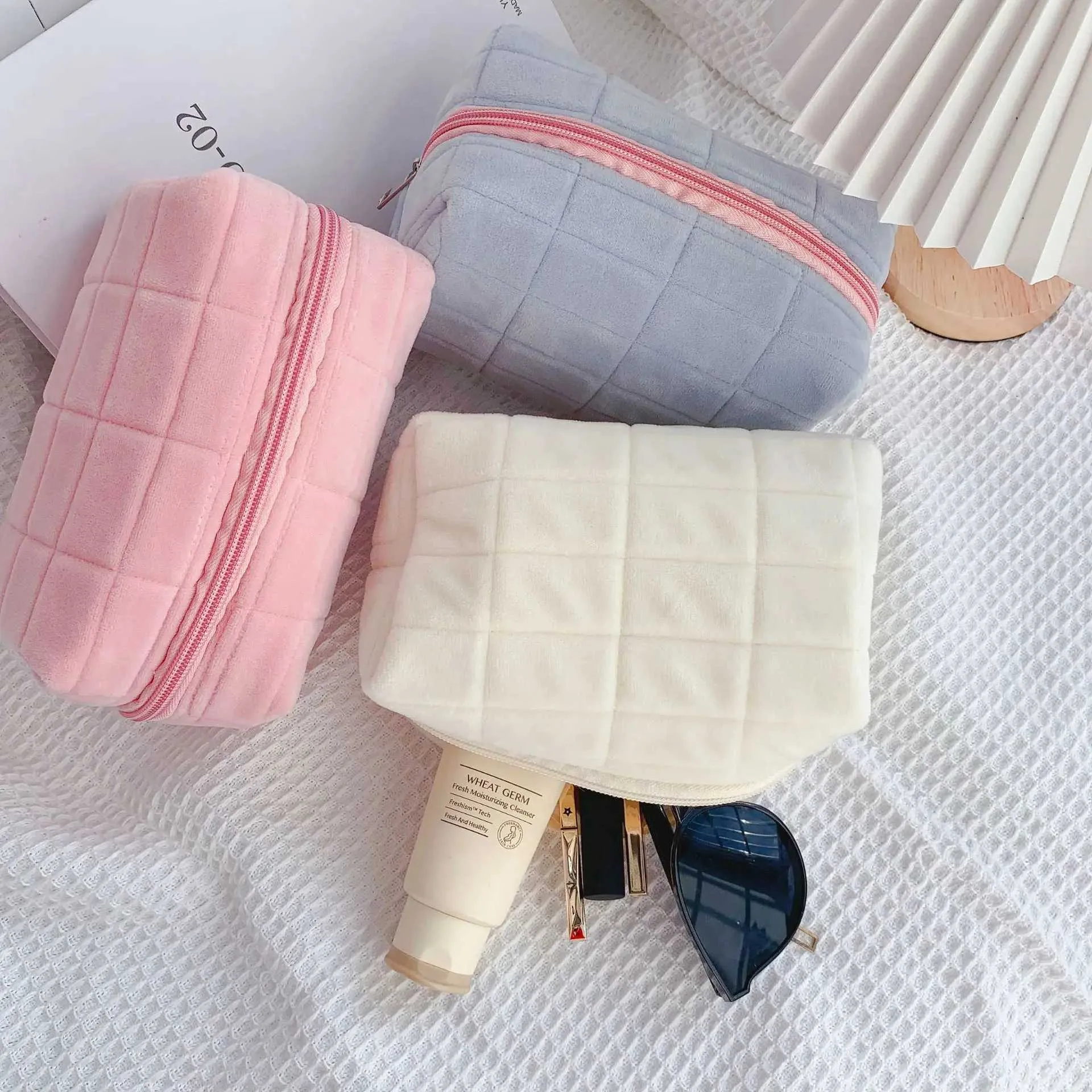 Penna per il trucco semplice, aspetto elevato, grande capacità, borsa portaoggetti portatile Y241023_voghion.com