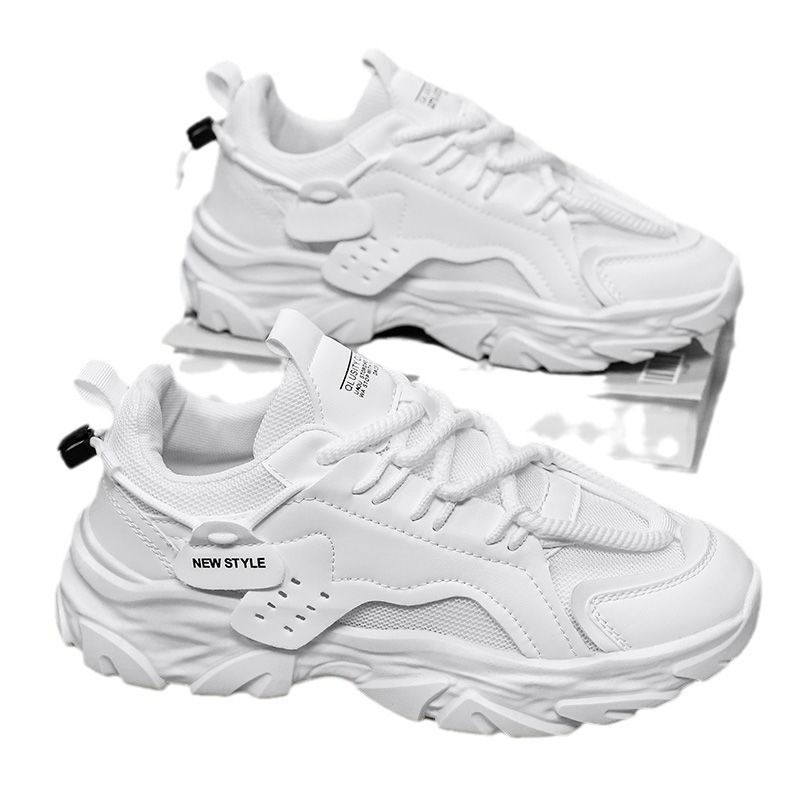 Zapatos de seguridad para el trabajo para hombre, transpirables, informales, negros, deportivos, de malla, con suela gruesa y aumento de altura, de verano_voghion.com