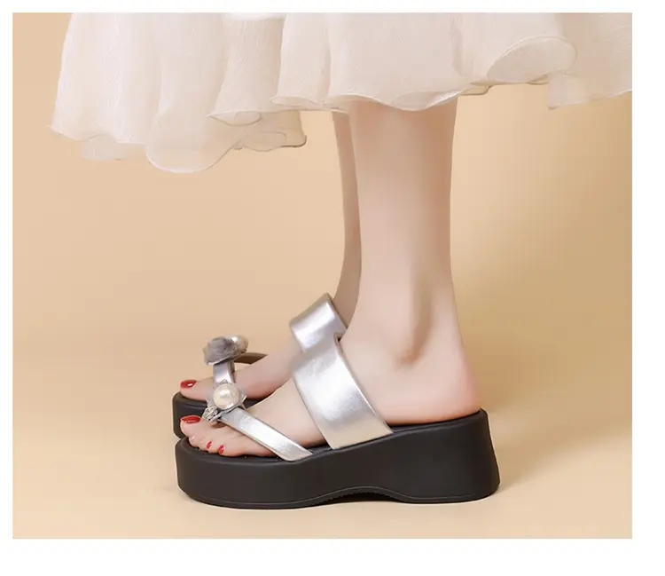 Women's Platform Sandals And Slippers Thick Sole Fashionable_voghion.com