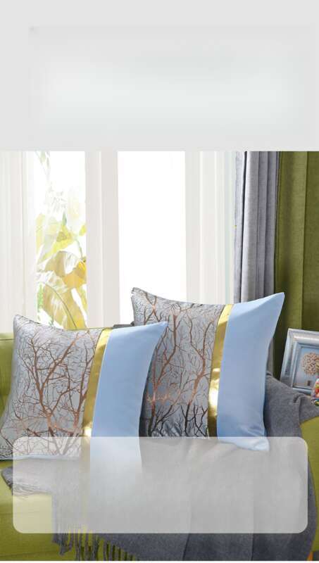 Home Geometric Pattern, High Precision Jacquard Pillowcase With Core_voghion.com