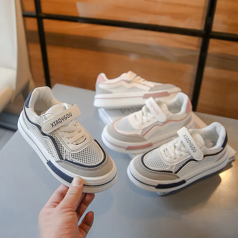 Kids Board Girl's Sneakers Fashion Hook Student Happysteps Boys Sport Running Autumn New Toddler Casual Shoes Sizes US_voghion.com