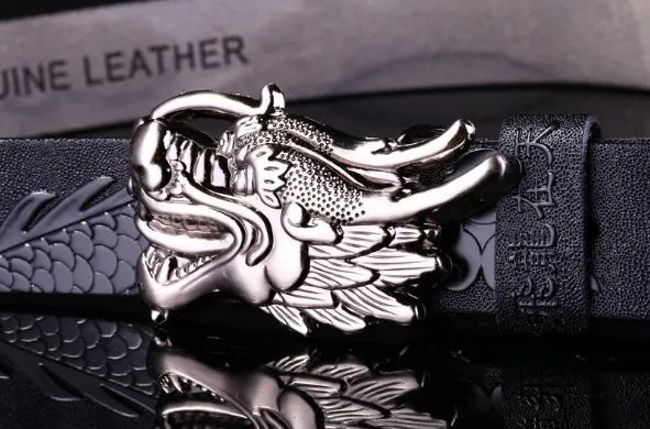 Neuer Typ hochwertiger Marken-Designer-Gürtel für Kupferdrachen mit großer Schnalle für Männer und Frauen, Taillengürtel aus echtem Leder_voghion.com