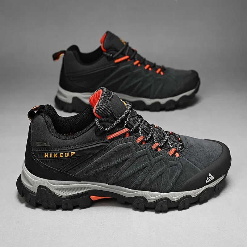 Herren Wanderschuhe Aus Leder Trekking Outdoor Kletterschuhe_voghion.com