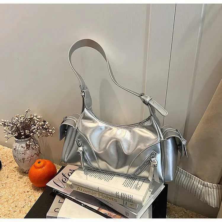 Strukturiertes Damen Schultertasche Aus Pu Leder Umhängetasche_voghion.com