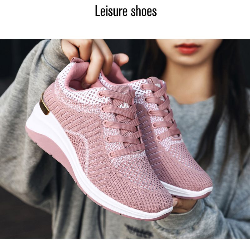 Women's Inner Height Increasing Sports Shoes For Daily Comfort_voghion.com
