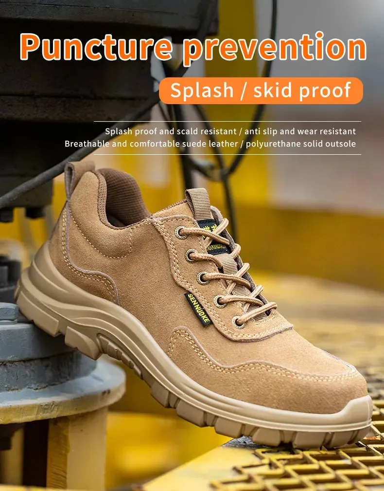 Safety Work Shoes Lightweight Industrial Protection Footwear_voghion.com