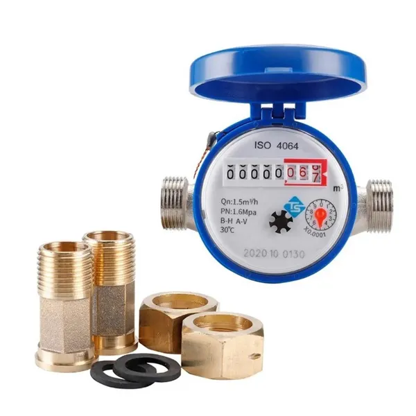 Smart Water Meter Featuring Copper Connections For Precise Flow Measurement_voghion.com