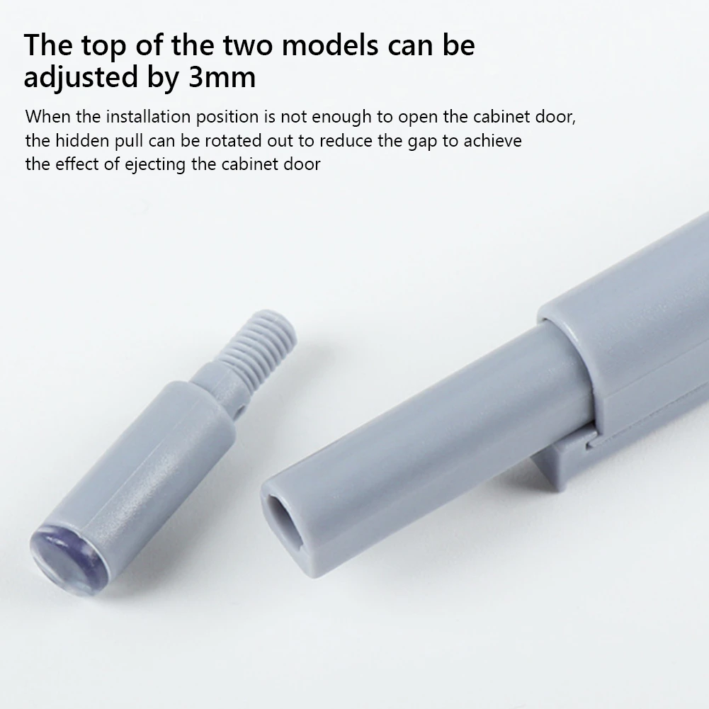 10pcs Gray Cabinet Catches White Damper Buffers For Door Stop Kitchen Cupboard Quiet Drawer Soft Close Furniture Hardware_voghion.com