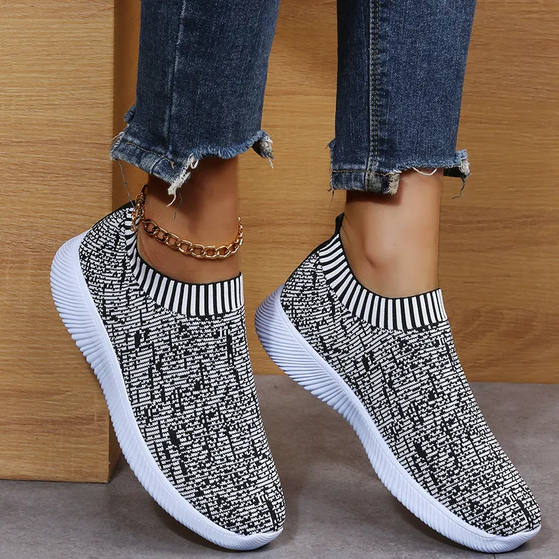 Socks Sneakers Fashion Breathable Casual Sneaker Summer Vulcanized Shoes Women Trainers Tenis Feminino Flats_voghion.com