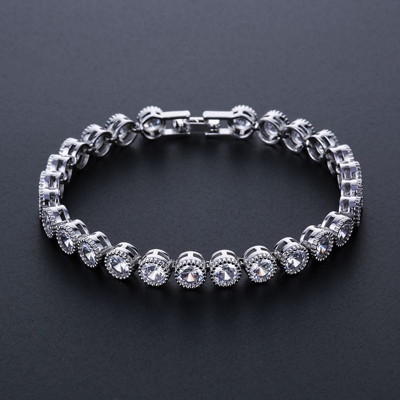 Joseph Runde Zirkon Micro Set Schmuck Mode Stil Armband Heißer Verkauf_voghion.com