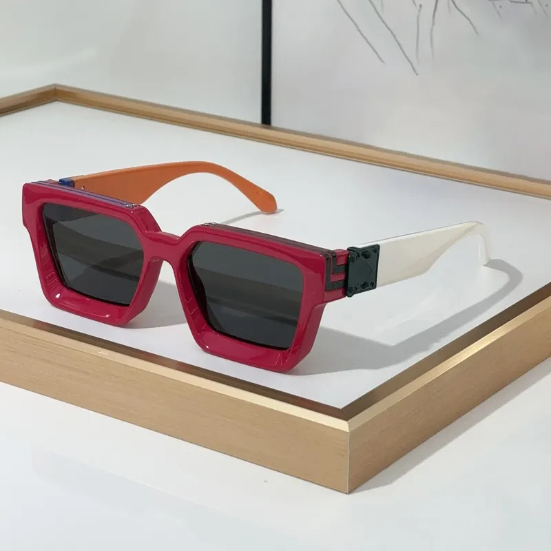 Millonario gafas de sol gafas de sol mujeres M96006WN Hardware pulido artesanía moda brillante oro anti-ultravioleta placa retro_voghion.com