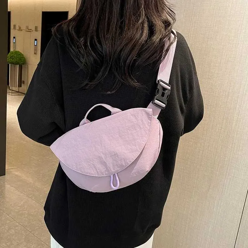 Borsa a tracolla elegante da donna borsa spalla e marsupio nylon_voghion.com