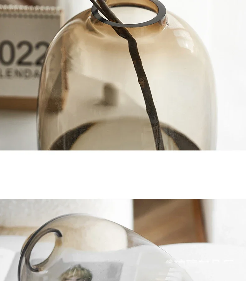 Large Capacity Clear Glass Hydroponic Vase For Home Decor_voghion.com