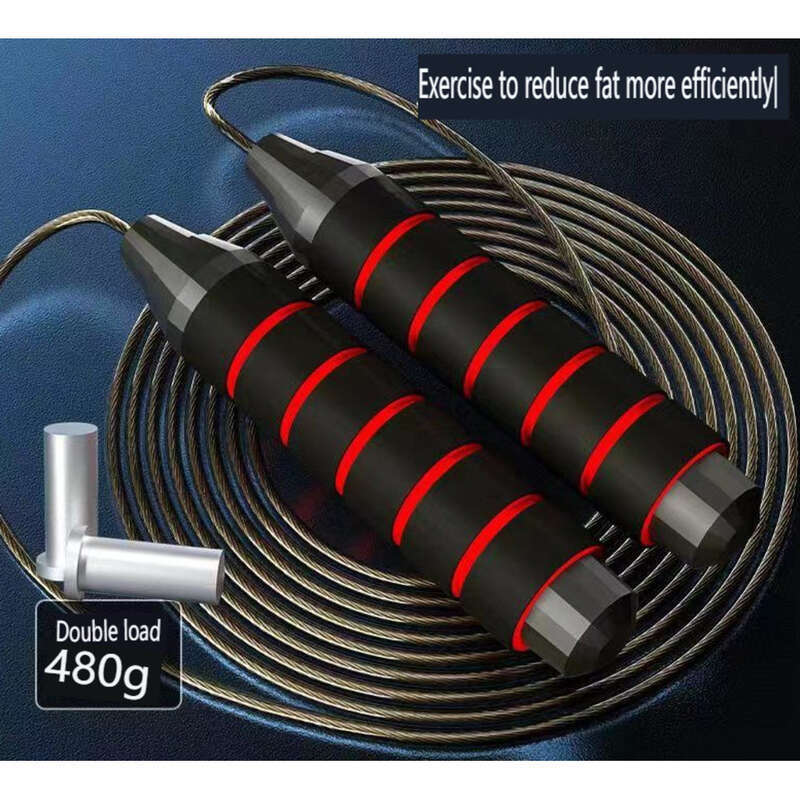 【 48000 Repurchases 】 Steel Wire Skipping Rope Adult Weight-bearing Fitness, Fat Burning, Weight Loss, And Slimming,_voghion.com
