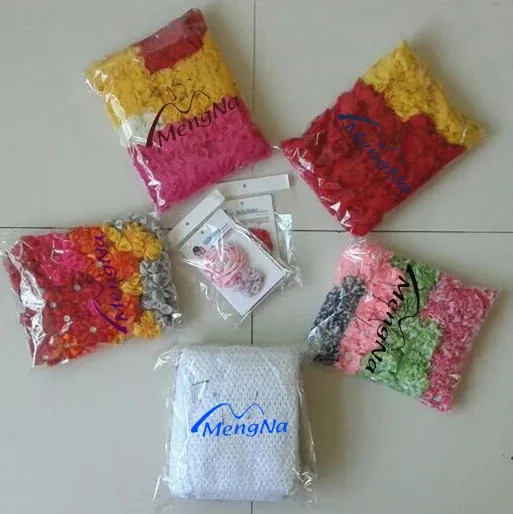 120pclot Lace Embroidery Basic Snap Baby Hair Drop Clip Cotton Flower Printed Clamp Pins Hairpins BB Barrettes Girls_voghion.com