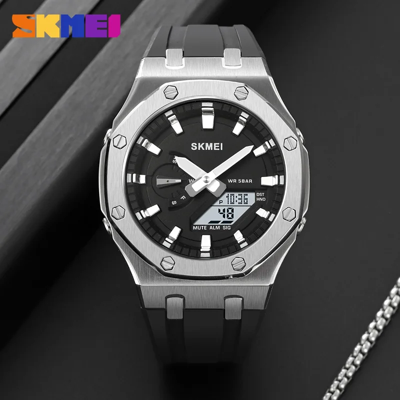 Men's Electronic Sports Watch Multifunctional Waterproof Digital_voghion.com