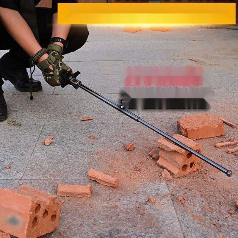 【 10 000 éloges du public 】 Canne d'escalade rétractable à trois sections pour l'autodéfense en plein air_voghion.com