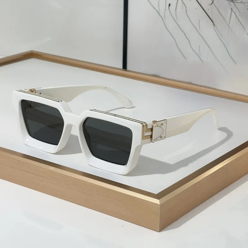 Millonario gafas de sol gafas de sol mujeres M96006WN Hardware pulido artesanía moda brillante oro anti-ultravioleta placa retro_voghion.com