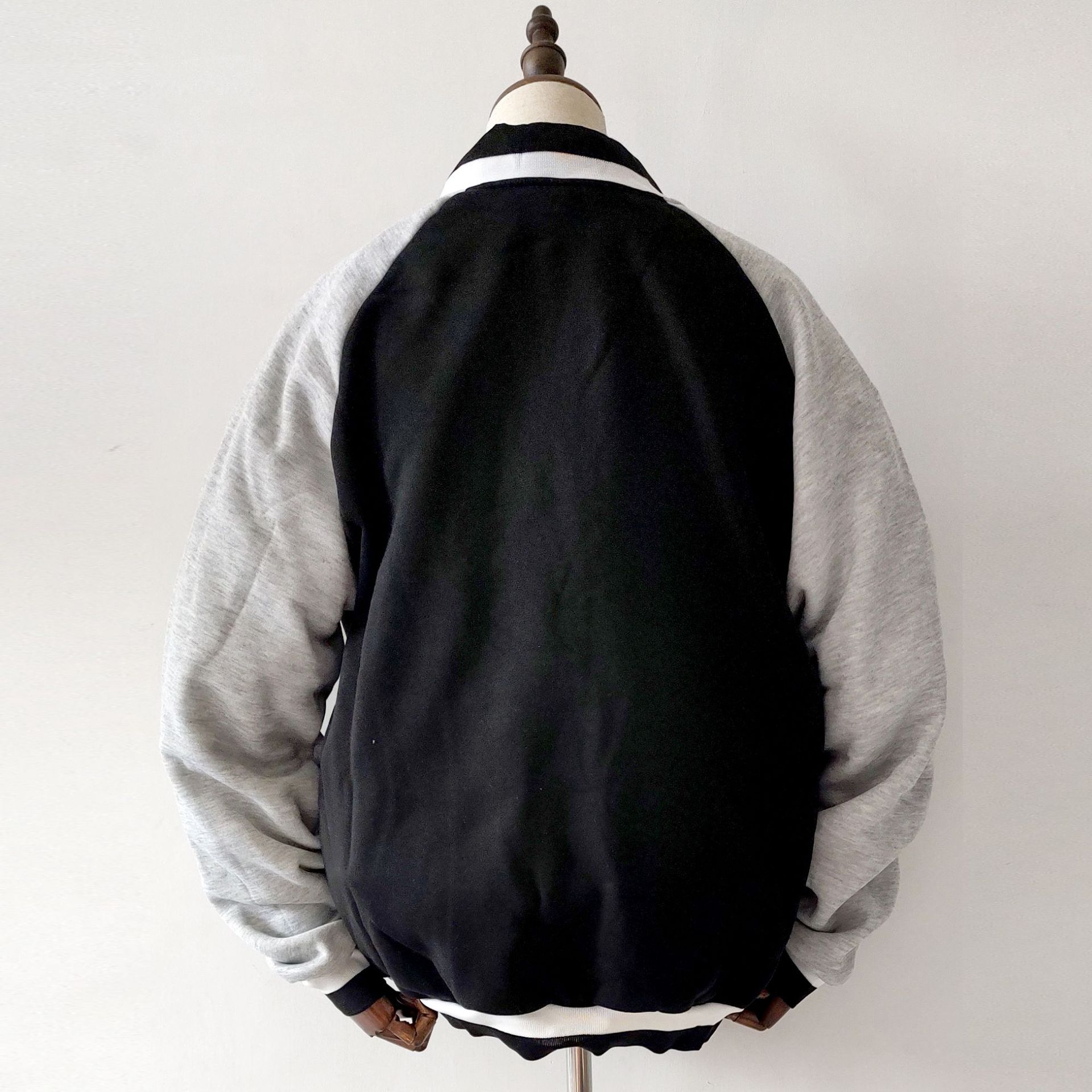 Heren baseballjack met rits en opstaande kraag_voghion.com