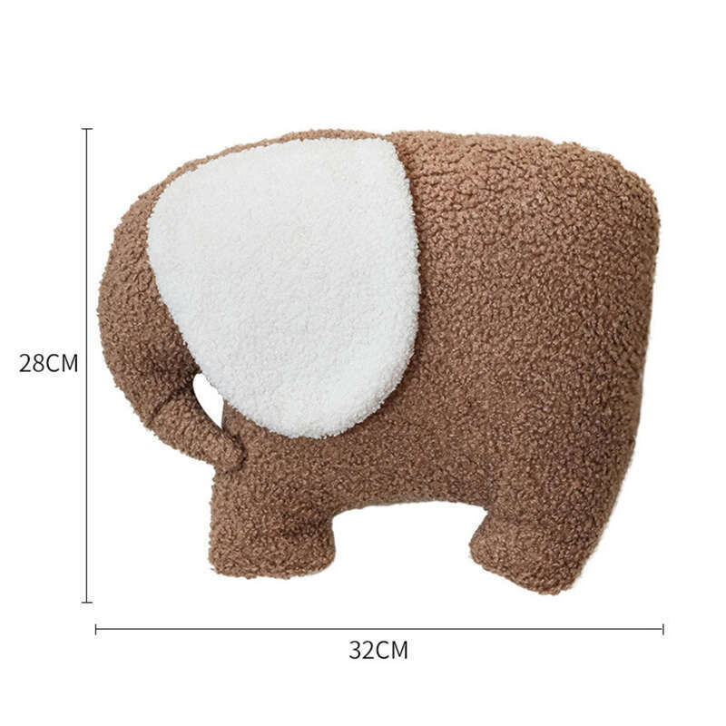 Almofada de pelúcia fofa com desenho de animal para dormir, presenteie a namorada com uma almofada para o sofá da sala de estar_voghion.com