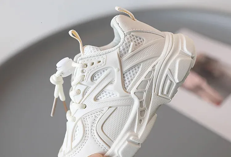 Pantofi sport pentru copii, din plasă, respirabili, primăvară/vară 2022, talpă moale, casual, pentru școală, 240627_voghion.com
