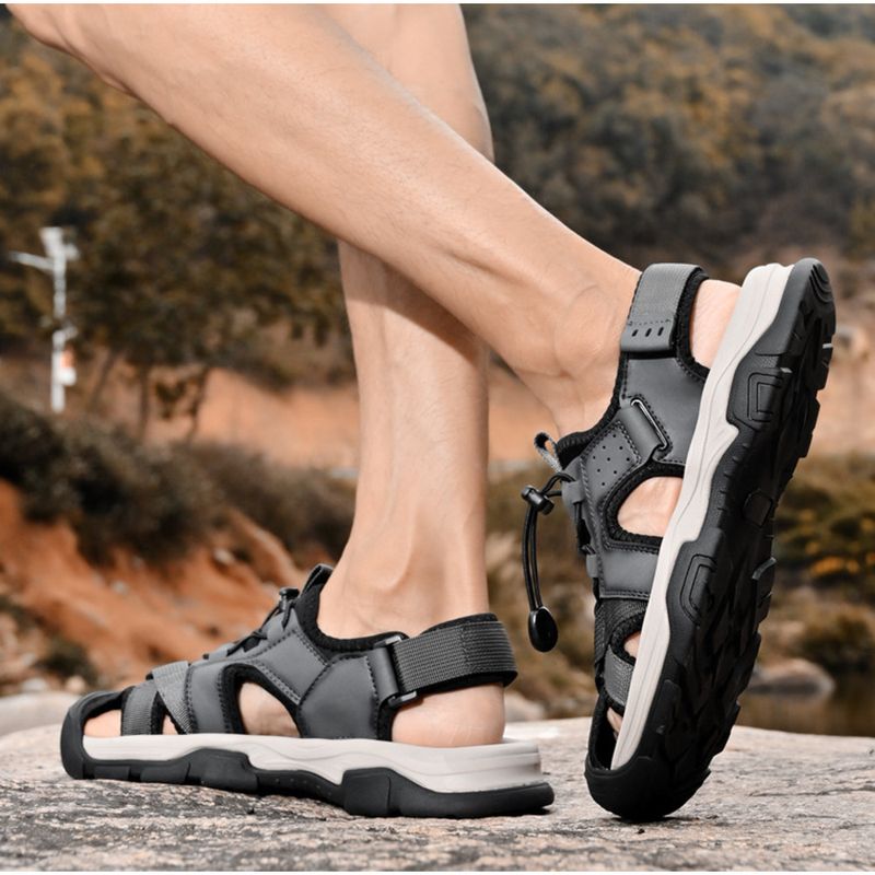 Sandal für Herr, Sommer, Wandern, Outdoor-Sport, Jugd, rutschfest, Deodorant, weiche Unterseite,_voghion.com