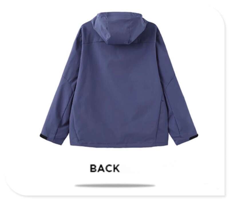 2024 Neue Frühlings- und Herbstjacke für Herren im Freien, Bergsteigen, Kapuzenpullover, winddicht, wasserdicht, lockere Paarjacke 1_voghion.com