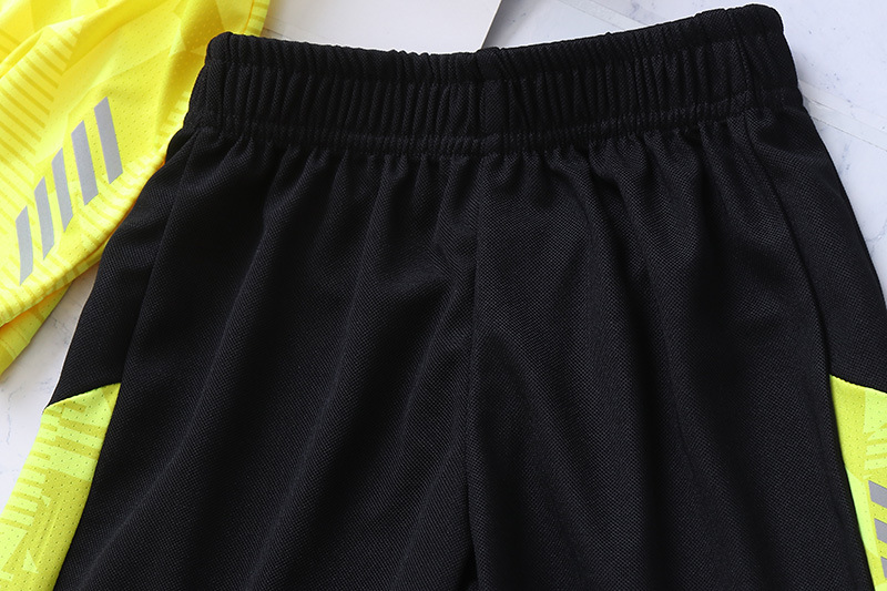 Ensemble de vêtements pour enfants, motif géométrique moyen et grand, 2025, t-shirt à manches courtes, ensemble deux pièces tendance pour garçons_voghion.com
