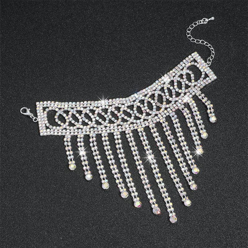 übertrieben Super Flash Breiten Rand Hohl AB Rhie Quaste Weibliche Mode Alle Spiel Voller Dia Armband Net Promi Hand_voghion.com