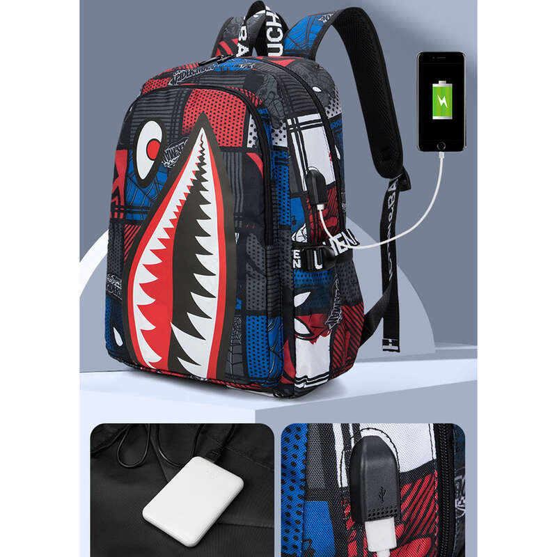 New Primary School Fashion Personalised Pattern Print, Lightweight Casual Bag, Simple And Generous_voghion.com