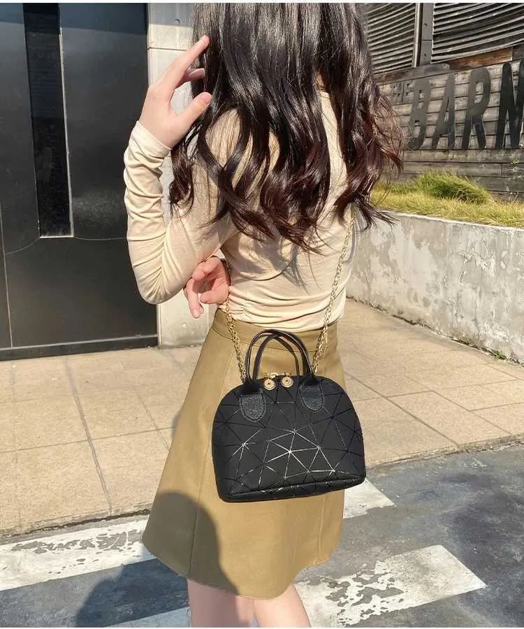 Fashion Women Shoulder Designer Shell Ladies Hand Bag Large Capacity Crossbody Bags Vintage PU Leather Totes_voghion.com