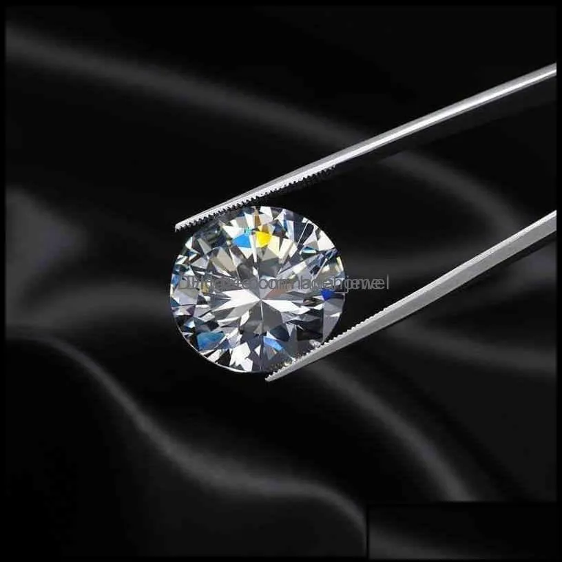 Loose Diamonds Nakit Promocija Moissanite Stone Tovarniška Cena D Barva Vvs1 3Ex Bela Round Cut Lab Grown Diamond Gra_voghion.com