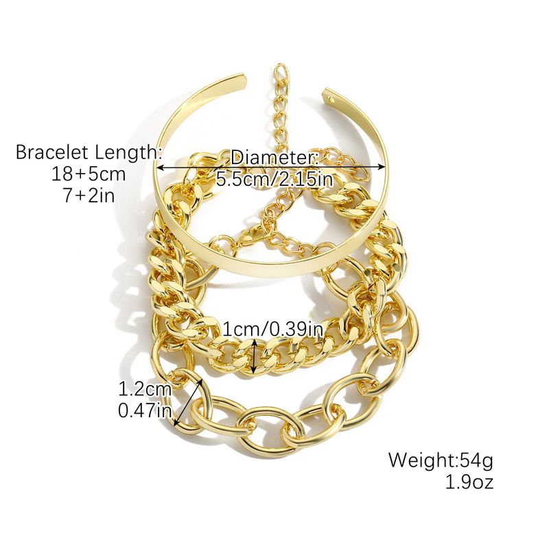 Ensemble de bracelets multicouches haut de gamme pour filles, style léger et tendance_voghion.com