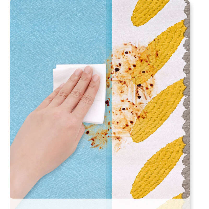 Ins Style Fabric, Waterproof, Grease-proof, Non-washable Tablecloth, Rectangular PVC Tablecloth, Household Netting, Black Tea Cloth_voghion.com