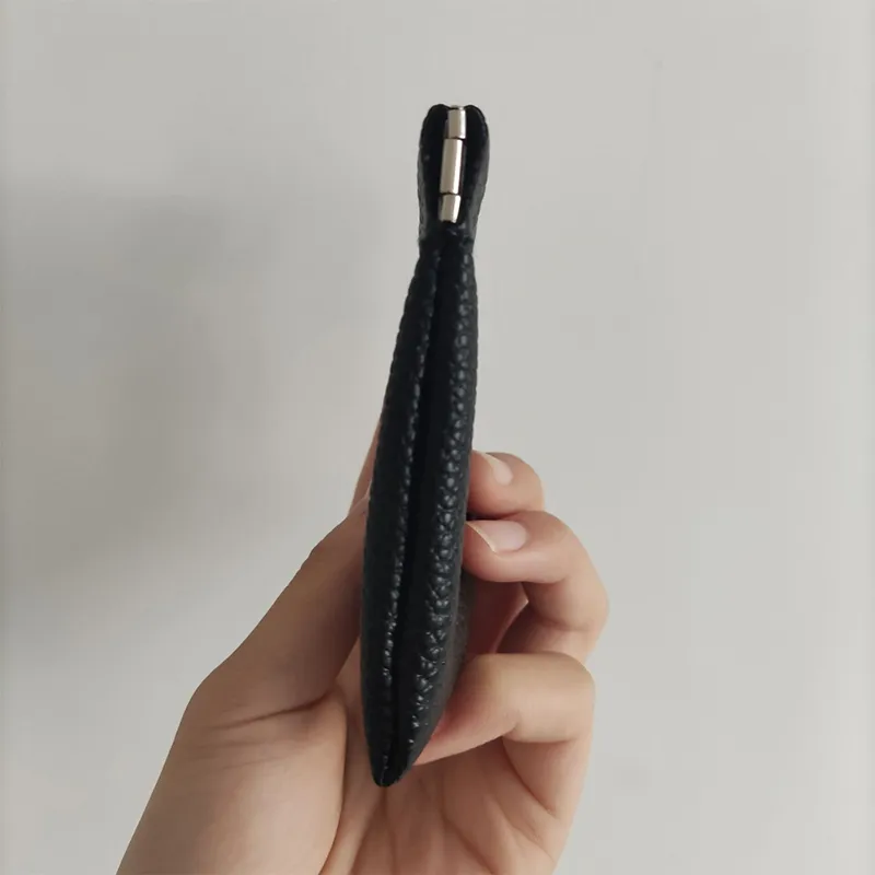 1 ADET Pu Deri Madeni Para Kesesi Mini Kısa Cüzdan Çanta Anahtar Kulaklık Kart Tutucu Hediye Cüzdanlar Kadınlar ve Erkekler İçin_voghion.com