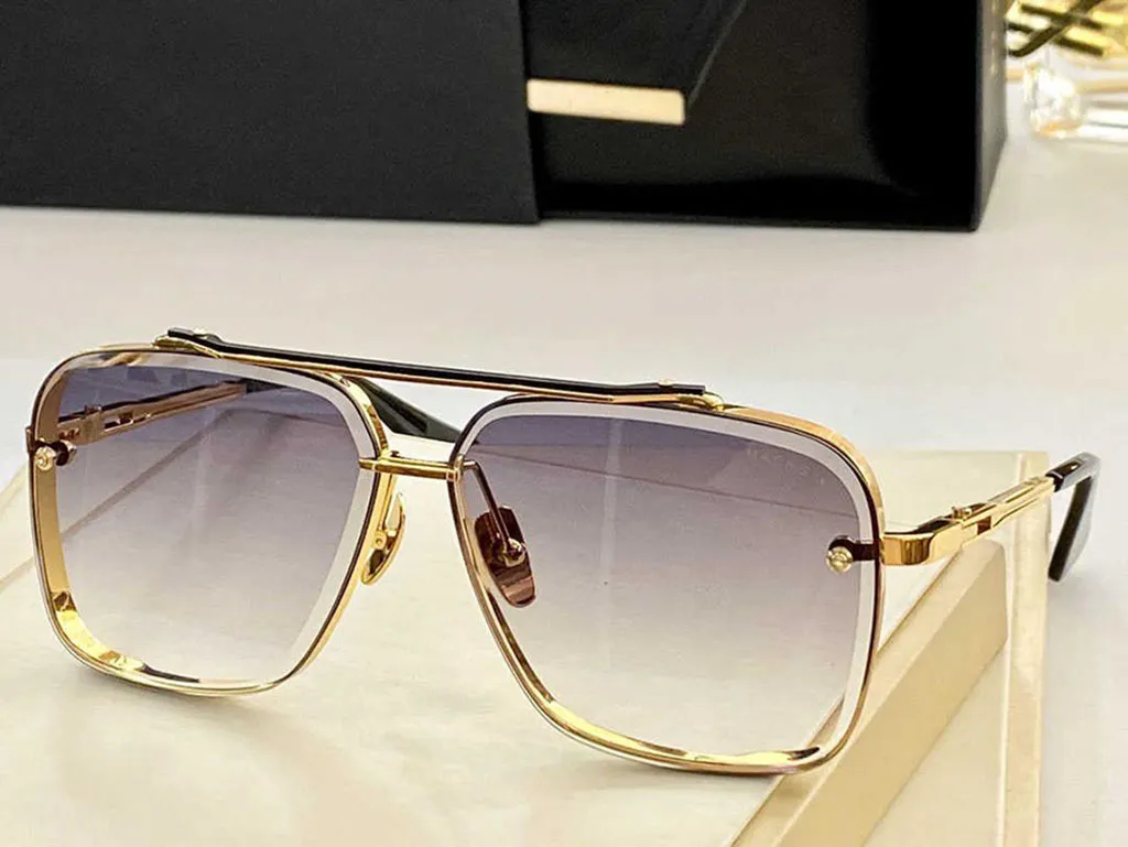 small frame head Womens mens High Grade Square Trimmed Metal Sunglasses h Six Big Oversized Oval Goggle Driving Beach_voghion.com